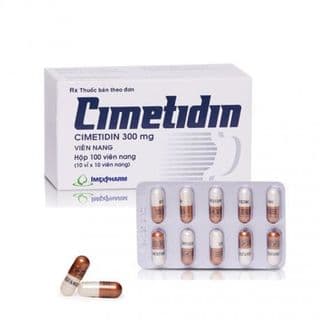 Viên nang Cimetidin 300 Imexpharm trị viêm loét, trào ngược dạ dày thực quản (10 vỉ x 10 viên)