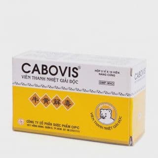 Viên nang Cabovis Thanh Nhiệt Giải Độc thanh nhiệt, giải độc, các chứng nóng nhiệt (5 vỉ x 10 viên)