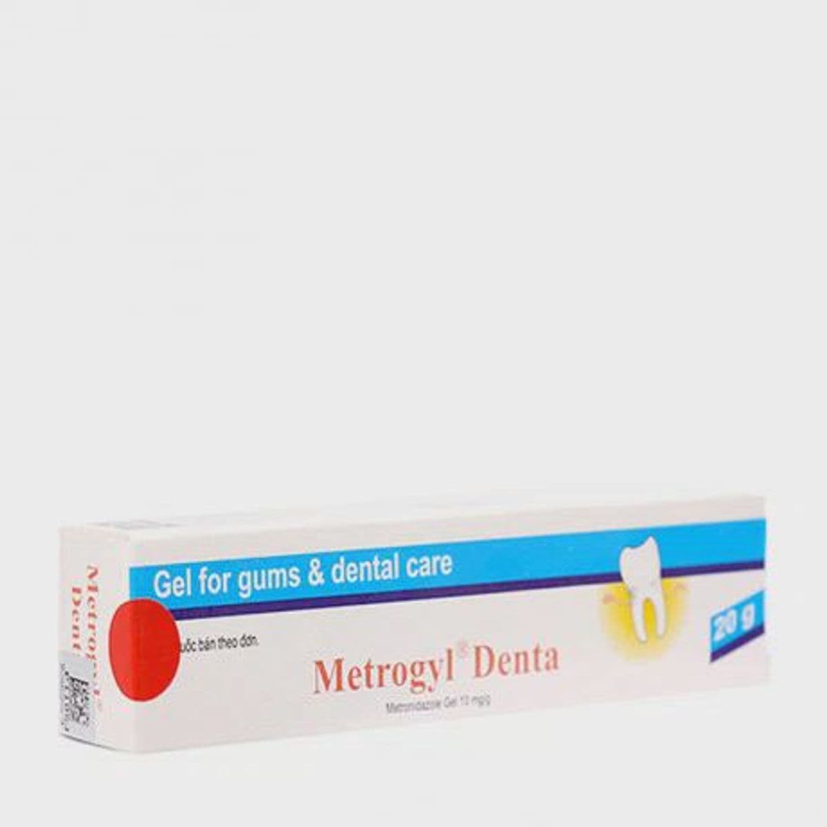 Gel bôi nha khoa Metrogyl Denta 1% điều trị các bệnh nha chu mãn tính (tuýp 20g)