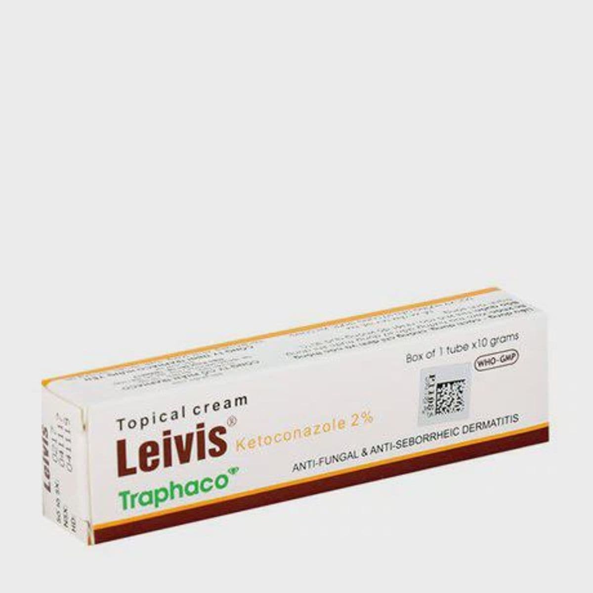 Kem bôi ngoài da Leivis TRAPHACO điều trị nấm ngoài da, lang ben, hắc lào (tuýp 10g)