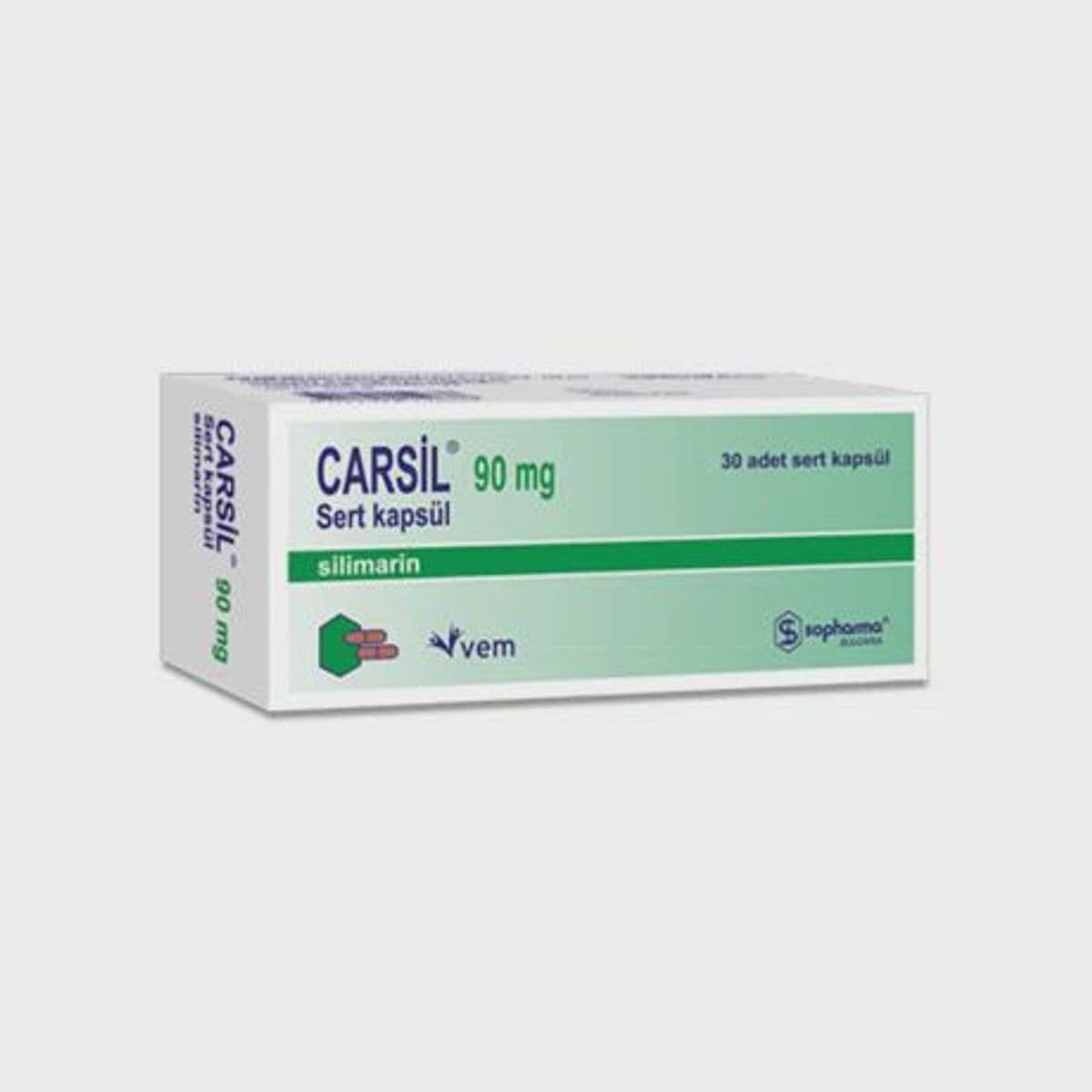Carsil 90 (5 vỉ x 6 viên/hộp)