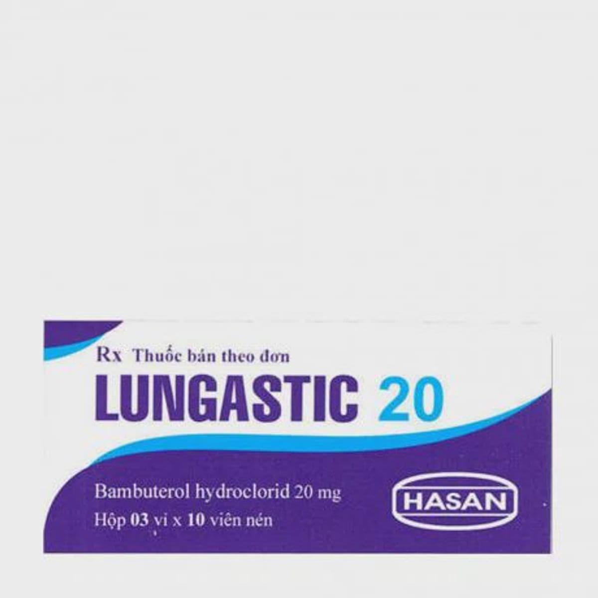 Lungastic 20 (Hộp 5 vỉ x 10 viên)