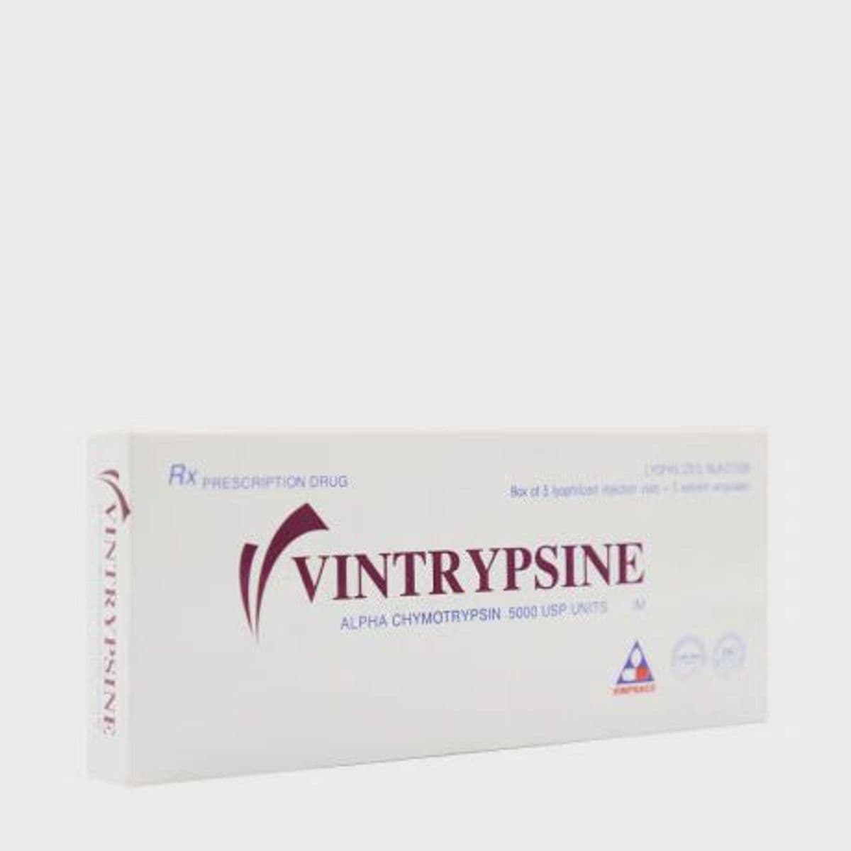 Vintrypsine (Hộp 5 lọ x 5 ống x 1ml)