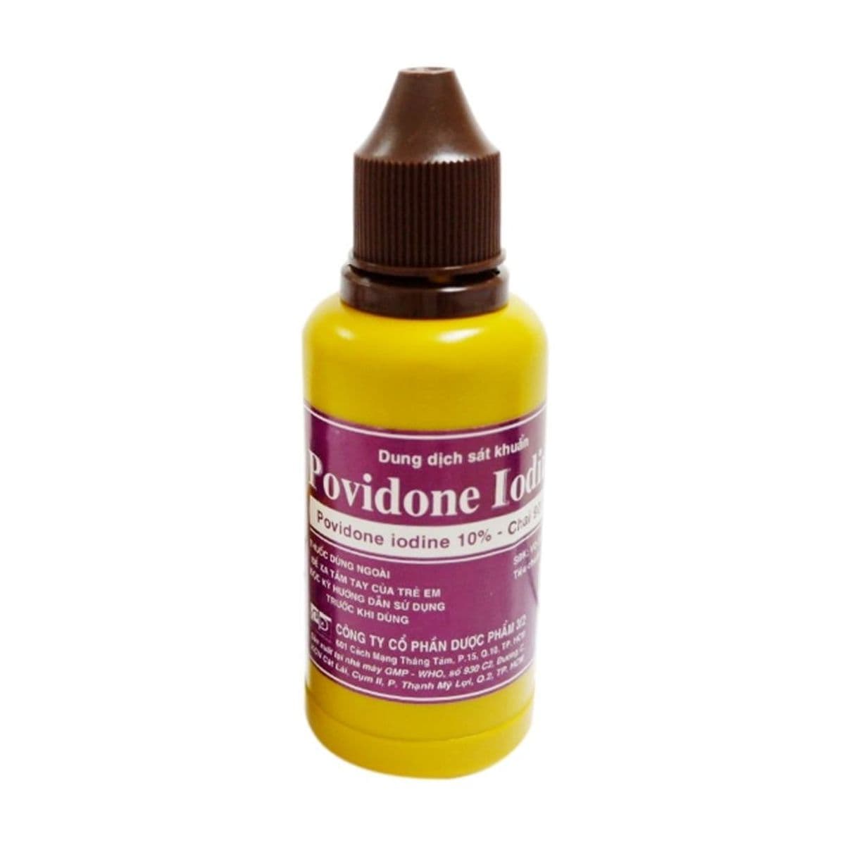 Dung dịch Povidon iodin 10% sát khuẩn da và niêm mạc (chai 90ml)