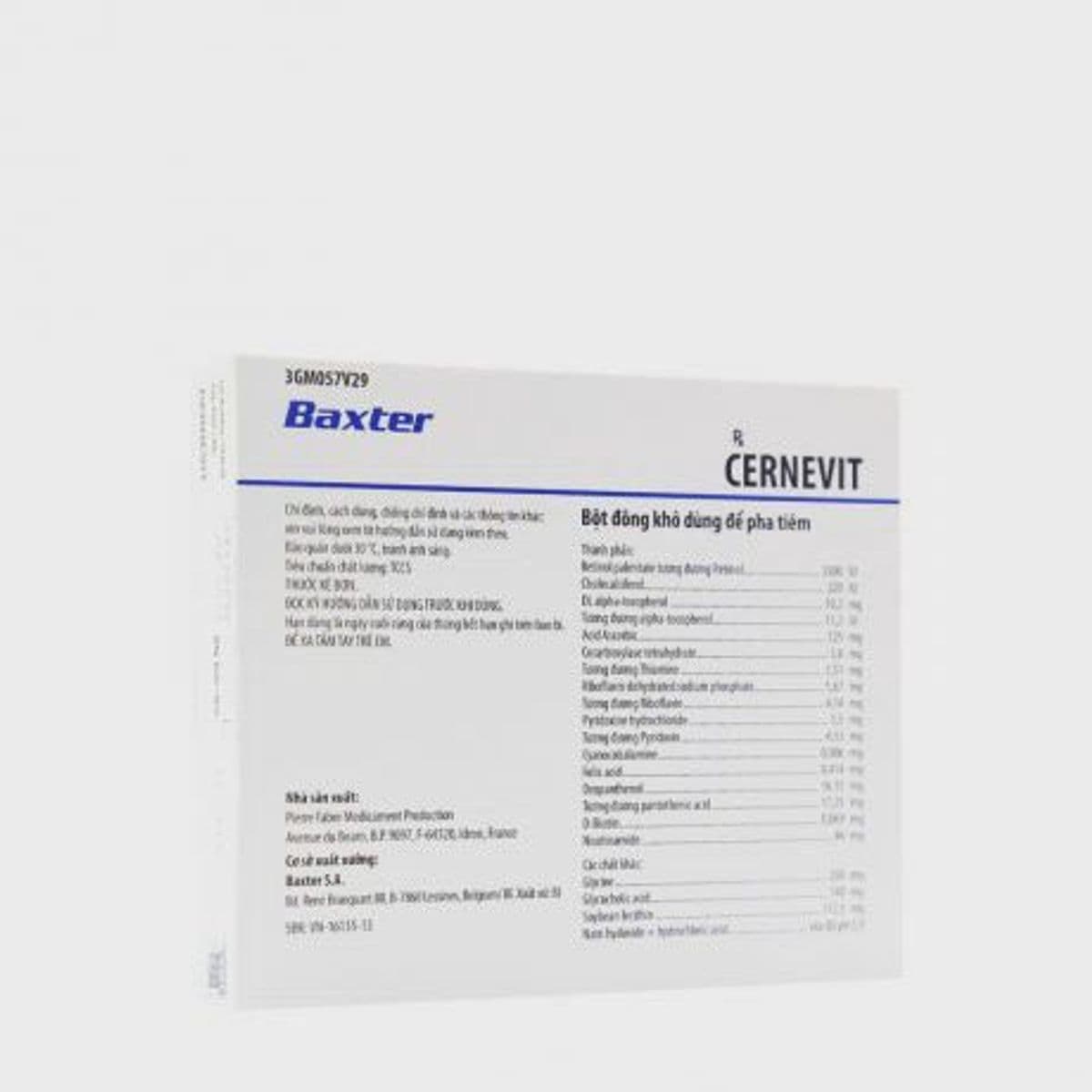 Cernevit (Hộp 10 lọ)